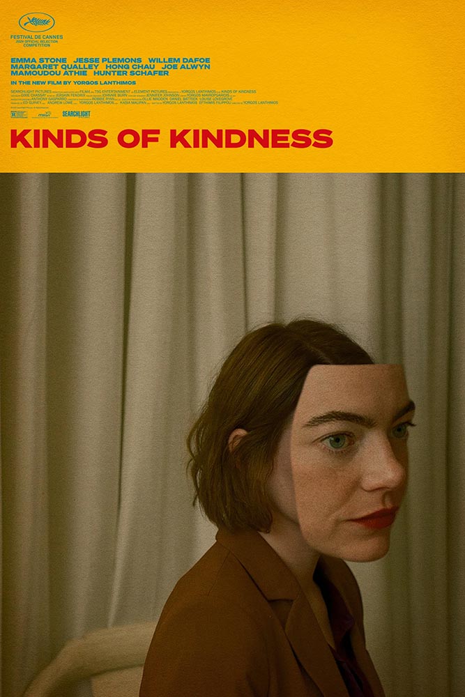 Kinds of Kindness poster by Vasilis Marmatakis.